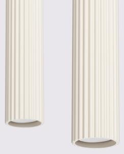Sollux SL.1593 - Lampadario a sospensione con filo KARBON 2xGU10/10W/230V color crema