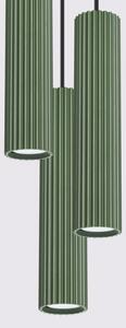 Brilagi - Lampadario LED a cavo CRESTO 3xGU10/10W/230V verde