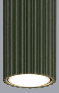 Sollux SL.1609 - Faretto KARBON 1xGU10/10W/230V 40 cm verde