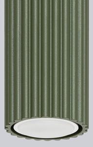 Sollux SL.1609 - Faretto KARBON 1xGU10/10W/230V 40 cm verde