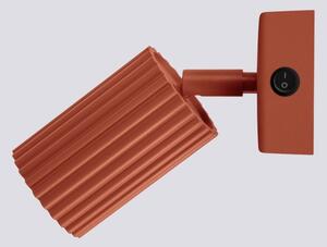 Sollux SL.1636 - Faretto da parete KARBON 1xGU10/10W/230V rosso