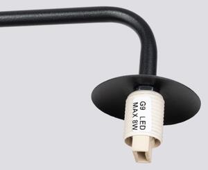 Sollux SL.1661 - Applique ASTRAL 1xG9/8W/230V nero