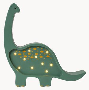 Lampada a LED per cameretta dei bambini fatta a mano con funzione timer e telecomando Diplodocus Mini, luce regolabile