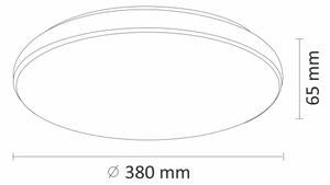 Lampada da soffitto LED dimmerabile DESERT LED/24W/230V con telecomando