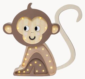 Lampada a LED per cameretta dei bambini fatta a mano con funzione timer e telecomando Monkey, luce regolabile