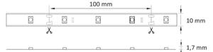 Striscia LED RGB dimmerabile 5m LED/18W/12V IP20 + T