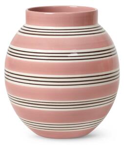 Vaso in porcellana rosa dipinto a mano Omaggio - Kähler Design