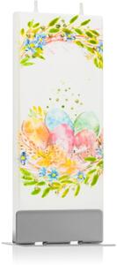 Flatyz Holiday Easter Eggs In Floral Nest candela decorativa 6x15 cm