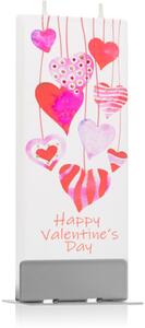 Flatyz Holiday Happy Valentine's Day candela decorativa 6x15 cm