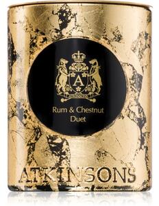 Atkinsons Rum & Chestnut Duet candela profumata 200 g