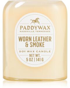 Paddywax Vista Worn Leather & Smoke candela profumata 142 g