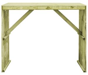 Tavolo da Bar 130x60x110 cm in Legno di Pino Impregnato