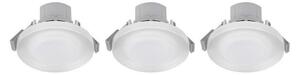 SET 3x Lampada LED da incasso per bagni ARGON LED/7,3W/230V IP44 +RC