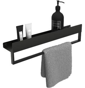 Mensola da bagno SF01 60cm black matt