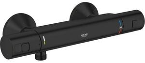 Thermostatic shower mixer - GROHE Precision Start - Matte black - Water saving