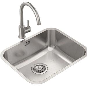 Teka Tekaway BET 50.40 Plus, Lavabo da appoggio, Rettangolare, Acciaio inossidabile, Acciaio inossidabile, 1 vasca, Rettangolare
