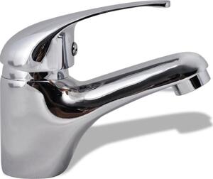 VidaXL Miscelatore per lavabo Cromo
