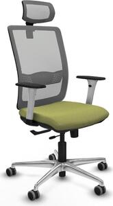 Sedia da ufficio Piqueras y Crespo, modello 1B086G2, colore verde