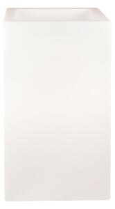 Vaso Illuminabile 40x40xH80cm, E27 Colore Bianco