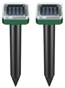 Repellenti solari per talpe, modello Quadro SD-SL080A, confezione da 2 pezzi