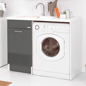 Lavapanni Sx con inserimento lavatrice Duo 106x50 antracite Colavene