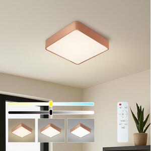 Brilagi - Plafoniera dimmerabile a LED POOL SQUARE LED/36W/230V 40x40 cm bronzo+telecomando