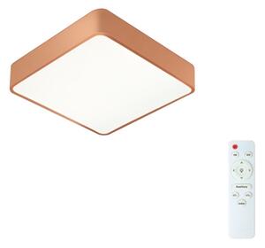 Brilagi - Plafoniera dimmerabile a LED POOL SQUARE LED/36W/230V 40x40 cm bronzo+telecomando
