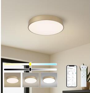 Brilagi-LED Lampada dimmerabile POOL SMART LED/48W/230V 40 cm Wi-Fi Tuya dorata + telecomando