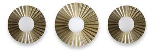 Set da 3 applique SUNPLISS 1x G9/10W/230V oro/crema