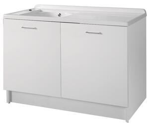 Lavapanni porta lavatrice dinamico Sx bianco con cesto Active Wash 130x66,5 Colavene