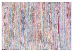 Tappeto Multicolore Cotone 160 x 230 cm Rettangolare Fatto a Mano Boho Eclettico Beliani
