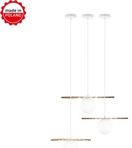 Set di 3 lampadari a cavo SUNPLISS, 1xG9/10W/230V, oro/crema