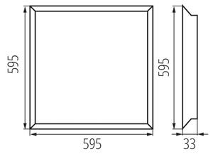 Kanlux 31176 - Pannello LED da incasso per controsoffitto BAREV/36W/230V 4000K 60x60 cm