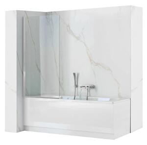Schermo vasca Rea Lagos Fix 80 Chrome