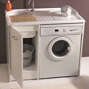 Lavapanni con inserimento lavatrice vasca Sx 106x60 Domestica Colavene