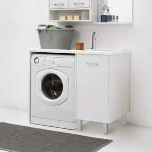 Lavapanni con inserimento lavatrice vasca Dx 106x50 Domestica con piedini Colavene