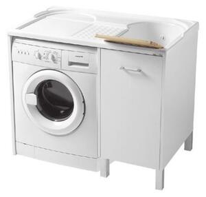 Lavapanni con inserimento lavatrice vasca Dx 106x50 Domestica con piedini Colavene