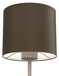 Lampada da tavolo ARDEN 1xE27/15W/230V beige/marrone