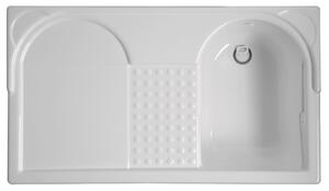 Lavapanni porta lavatrice da esterno 106x60 Lavacril Dx bianco Colavene