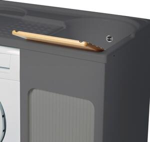 Lavapanni porta lavatrice da esterno 106x60 Lavacril Dx grigio Colavene