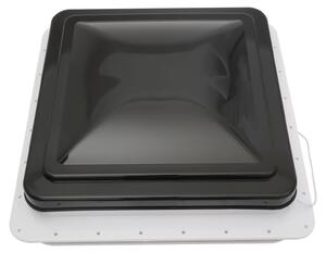 Ventilatore da tetto per camper, schermo antizanzare, struttura in plastica resistente, nero