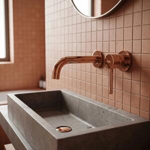 Rubinetto da incasso Rea Lungo Copper +BOX