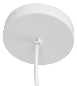 Lampadario Natura Frella bianco in ferro, D. 38 cm, L. 120 cm, INSPIRE