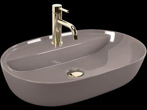 Lavabo da appoggio REA Aura 61 Beige Shiny