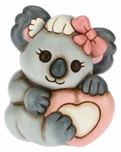 Koala bimba con cuore rosa