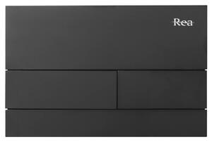 Pulsante per supporto set da incasso WC K011A-Q Rea T Black Matt