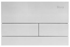 Pulsante per supporto set da incasso WC K011A-Q Rea T Brush Steel