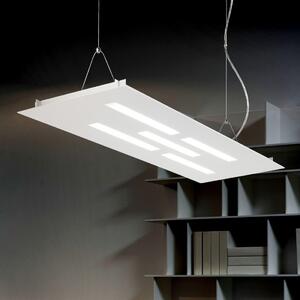 Lampadario moderno fratelli braga gamma 2080 s led biemissione metallo - Fratelli Braga