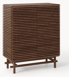 Credenza alta in legno di quercia Pierce