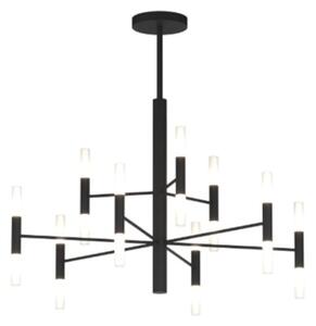 Lampadario moderno top light space 1226 80 g9 led metallo acrilico - Top Light
